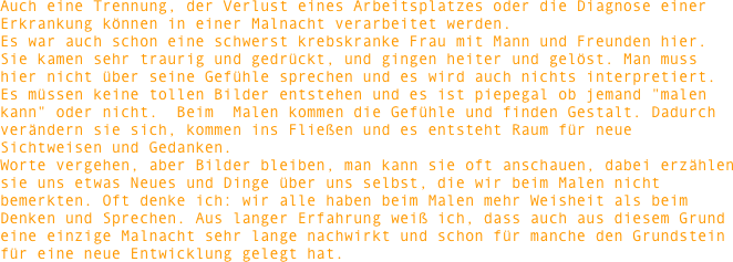 Auch eine Trennung, der Verlust