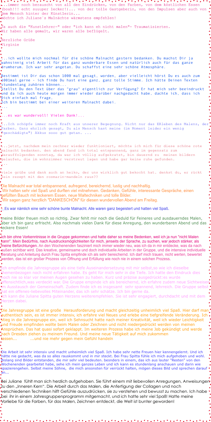 ...immer noch berauscht von all